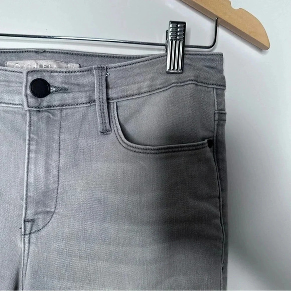 ATHLETA Gray Sculptek Skinny Jeans Size 6 - Picture 11 of 15